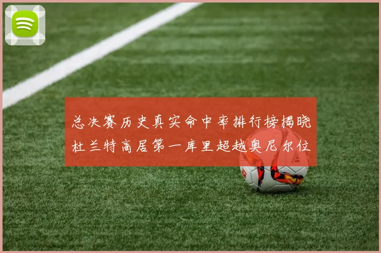 总决赛历史真实命中率排行榜揭晓杜兰特高居第一库里超越奥尼尔位列第十一